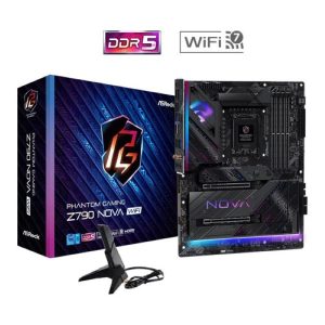 Asrock Z790 Nova WiFi Intel LGA 1700 DDR5 ATX Motherboard Supports Intel 12th, 13th & 14th Gen Processors