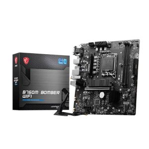 MSI B760M Bomber WIFI Motherboard Supports Intel 12th, 13th & 14th Gen Processors