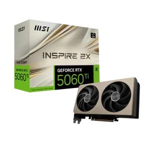 MSI GeForce RTX 5060 Ti Inspire 2X 16GB Nvidia Graphic Card