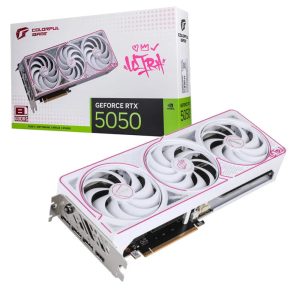COLORFUL iGame GeForce RTX 5050 Ultra W OC 8GB-V White NVIDIA Graphic Card