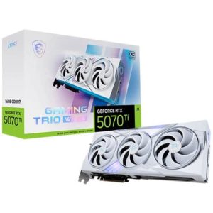 MSI GeForce RTX 5070 Ti Gaming Trio OC White 16GB Nvidia Graphic Card