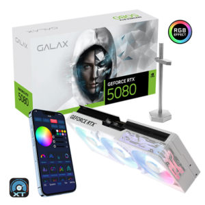 GALAX Geforce RTX 5080 1 Click OC White 16GB NVIDIA Graphic Card