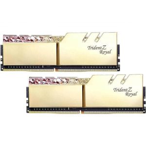 G.SKILL Trident Z Royal RGB 16GB ( 8GB x 2 ) 3600Mhz DDR4 RAM ( Gold ) ( CL16 )