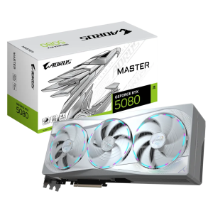 GIGABYTE Aorus Geforce RTX 5080 Master ICE White 16GB NVIDIA Graphic Card