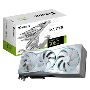 GIGABYTE Aorus Geforce RTX 5080 Master ICE White 16GB NVIDIA Graphic Card