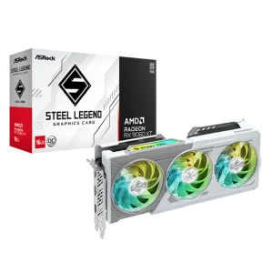 ASROCK Radeon RX 9060 XT Steel Legend OC 16GB AMD Graphic Card