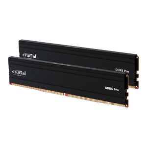 Crucial Pro 48GB Kit (2x24GB) DDR5 6000MHz CL48 Memory Kit (Black)