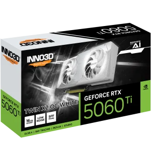 INNO3D GeForce RTX 5060 Ti Twin X2 OC White 16GB Nvidia Graphic Card