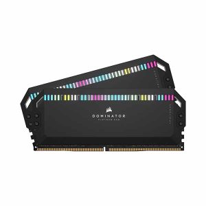 CORSAIR Dominator Platinum RGB 64GB (2 x 32GB) DDR5 6000MHz CL40 Desktop RAM (Black)