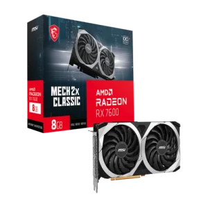 MSI Radeon RX 7600 MECH 2X CLASSIC OC 8GB AMD Graphic Card
