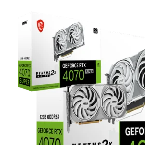 MSI GeForce RTX 4070 Super Ventus 2X White 12GB Nvidia Graphic Card