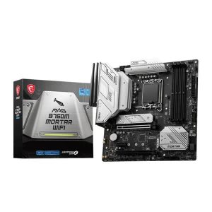 MSI MAG B760M Mortar WIFI Intel Motherboard Supports Intel 12th, 13th & 14th Gen Processors