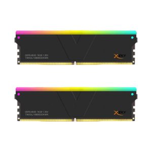 V-COLOR Manta XSky RGB 32GB ( 16GB x 2 ) 6000MHz DDR5 RAM ( Black ) ( CL30 )