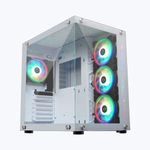 ZEBRONICS ZEB-HERMES ATX Mid Tower Cabinet ( White )