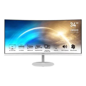 MSI Pro MP341CQW 34 Inch 2K 100Hz VA Panel 116%SRGB AMD Free Sync Business Monitor