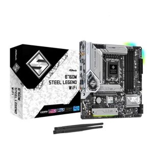 ASRock B760M Steel Legend WIFI Motherboard Supports Intel 12th, 13th & 14th Gen Processors