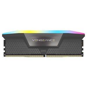 CORSAIR VENGEANCE RGB DDR5 RAM 16GB 5200MHz AMD EXPO Intel XMP 3.0 - Grey
