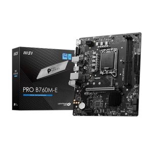 MSI Pro B760M-E DDR5 LGA 1700 mATX Motherboard Supports Intel 12th, 13th & 14th Gen Processors