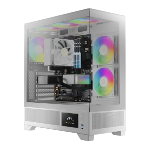 GAMDIAS Atlas M1 ATX ARGB Mid Tower Cabinet ( White )