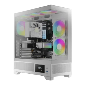 GAMDIAS Atlas M1 ATX ARGB Mid Tower Cabinet ( White )