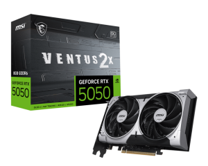 MSI GeForce RTX 5050 Ventus 2X OC 8GB NVIDIA Graphic Card