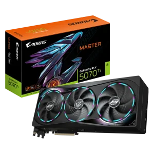 GIGABYTE Aorus GeForce RTX 5070 Ti Master 16GB Nvidia Graphic Card