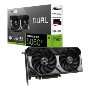 ASUS Dual GeForce RTX 5060 Ti 8GB GDDR7 OC Edition Graphics Card