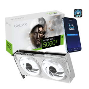 GALAX GeForce RTX 5060 Ti 1-Click OC 8GB White Nvidia Graphic Card