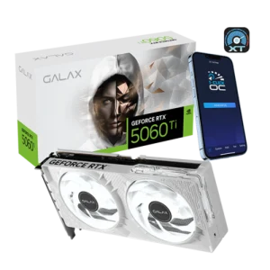 GALAX GeForce RTX 5060 Ti 1-Click OC 8GB White Nvidia Graphic Card