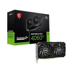 MSI GeForce RTX 4060 Ti Ventus 2X OC 8GB Nvidia Graphic Card