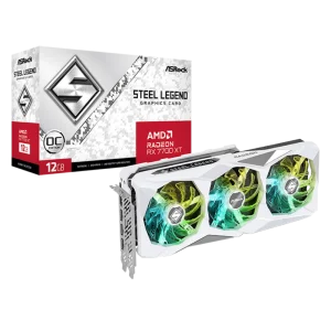 ASROCK Radeon RX 7700 XT Steel Legend OC 12GB AMD Graphic Card
