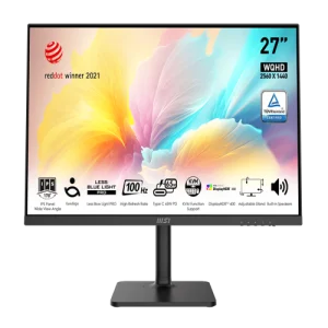 MSI Modern MD272QXP 27 Inch QHD 100Hz IPS Panel 115% SRGB 1ms Adaptive Sync IPS Gaming Monitor