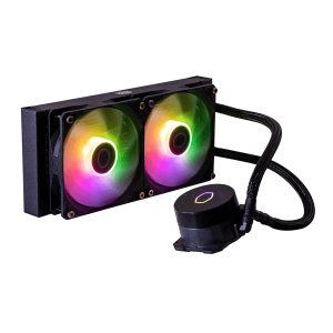 COOLER MASTER MasterLiquid 240L Core ARGB 240mm CPU Liquid Cooler (Black)