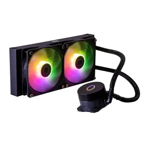 COOLER MASTER MasterLiquid 240L Core ARGB 240mm CPU Liquid Cooler (Black)
