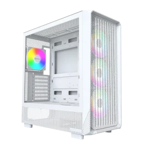 MONTECH X5 ARGB EATX Mid Tower Cabinet ( White )