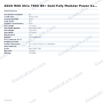 ASUS ROG Strix 750G 80+ Gold Fully Modular Power Supply (750 W)
