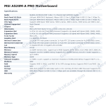MSI A520M-A PRO Motherboard