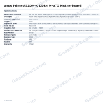 Asus Prime A520M-K DDR4 M-ATX Motherboard