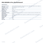 MSI B550M-A Pro Motherboard