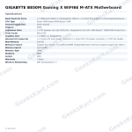 GIGABYTE B850M Gaming X WIFI6E M-ATX Motherboard