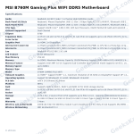 MSI B760M Gaming Plus WIFI DDR5 Motherboard