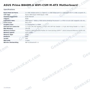 ASUS Prime B840M-A WIFI-CSM M-ATX Motherboard