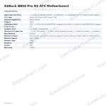ASRock B650 Pro RS ATX Motherboard