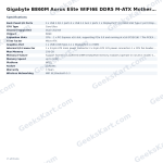 Gigabyte B860M Aorus Elite WIFI6E DDR5 M-ATX Motherboard