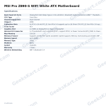 MSI Pro Z890-S WIFI White ATX Motherboard