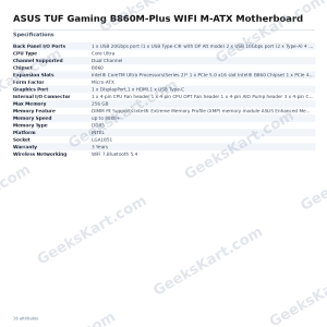 ASUS TUF Gaming B860M-Plus WIFI M-ATX Motherboard