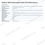 ASRock X870 Steel Legend WIFI ATX Motherboard