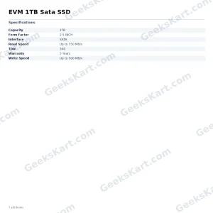 EVM 1TB Sata SSD