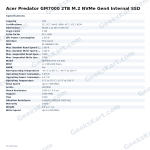 Acer Predator GM7000 2TB M.2 NVMe Gen4 Internal SSD