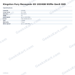 Kingston Fury Renegade G5 1024GB NVMe Gen5 SSD